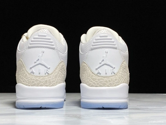 White Retro 136064-111 Air Triple Jordan 3 0904